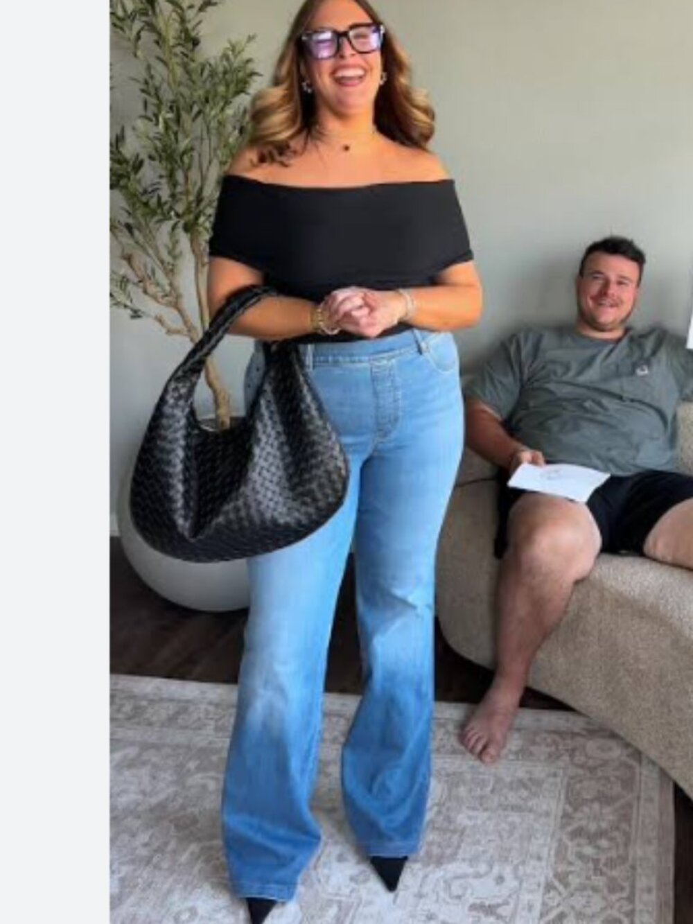 Spanx Pull on Bootcut Jeans szXL